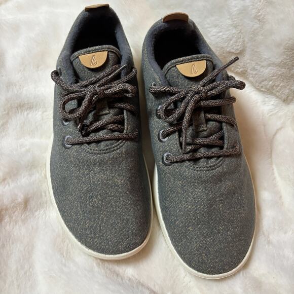 Allbirds Wool Runner Mizzle Light Gray White Comfort Shoes Sneakers Men's Size 9 - Picture 4 of 7